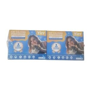 2-Pack Cat Calming Diffuser, Cat Calming Diffuser KitPheromone + 4 Refills Each